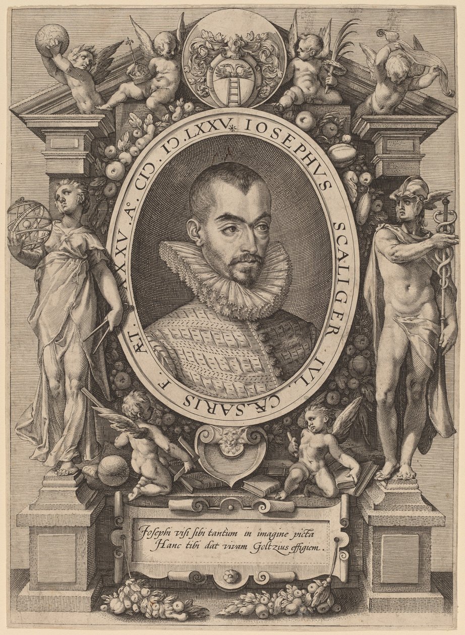 Josephus Justus Scaliger af Hendrik Goltzius
