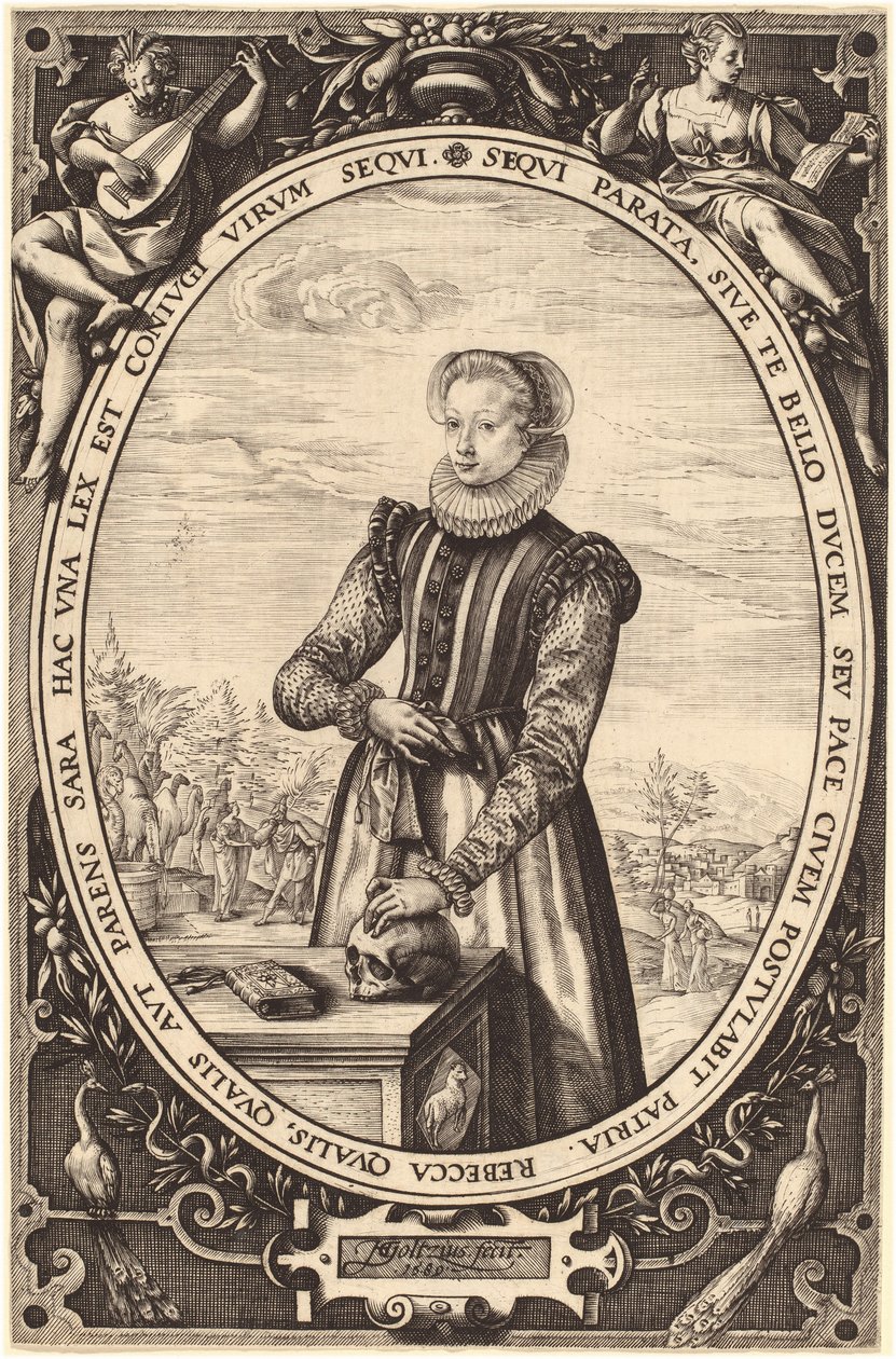 Josina Hamels af Hendrik Goltzius