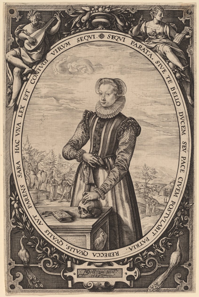 Josina Hamels af Hendrik Goltzius
