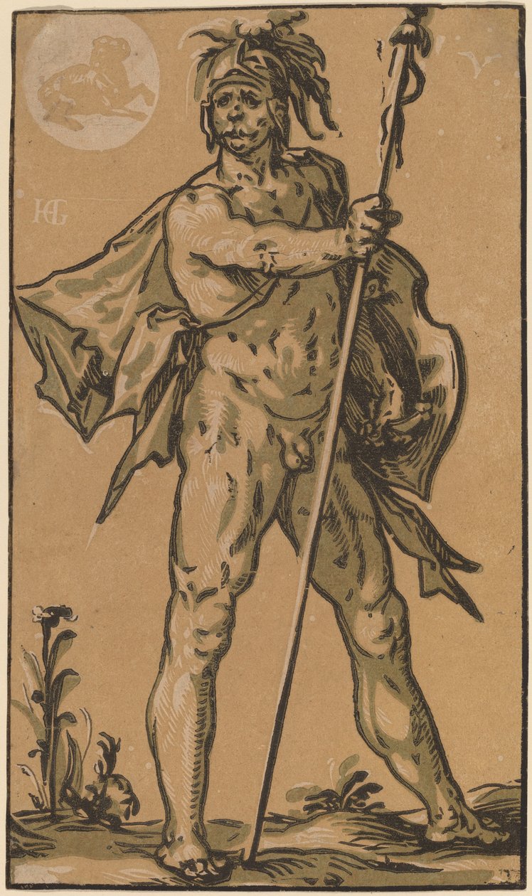 Mars af Hendrik Goltzius