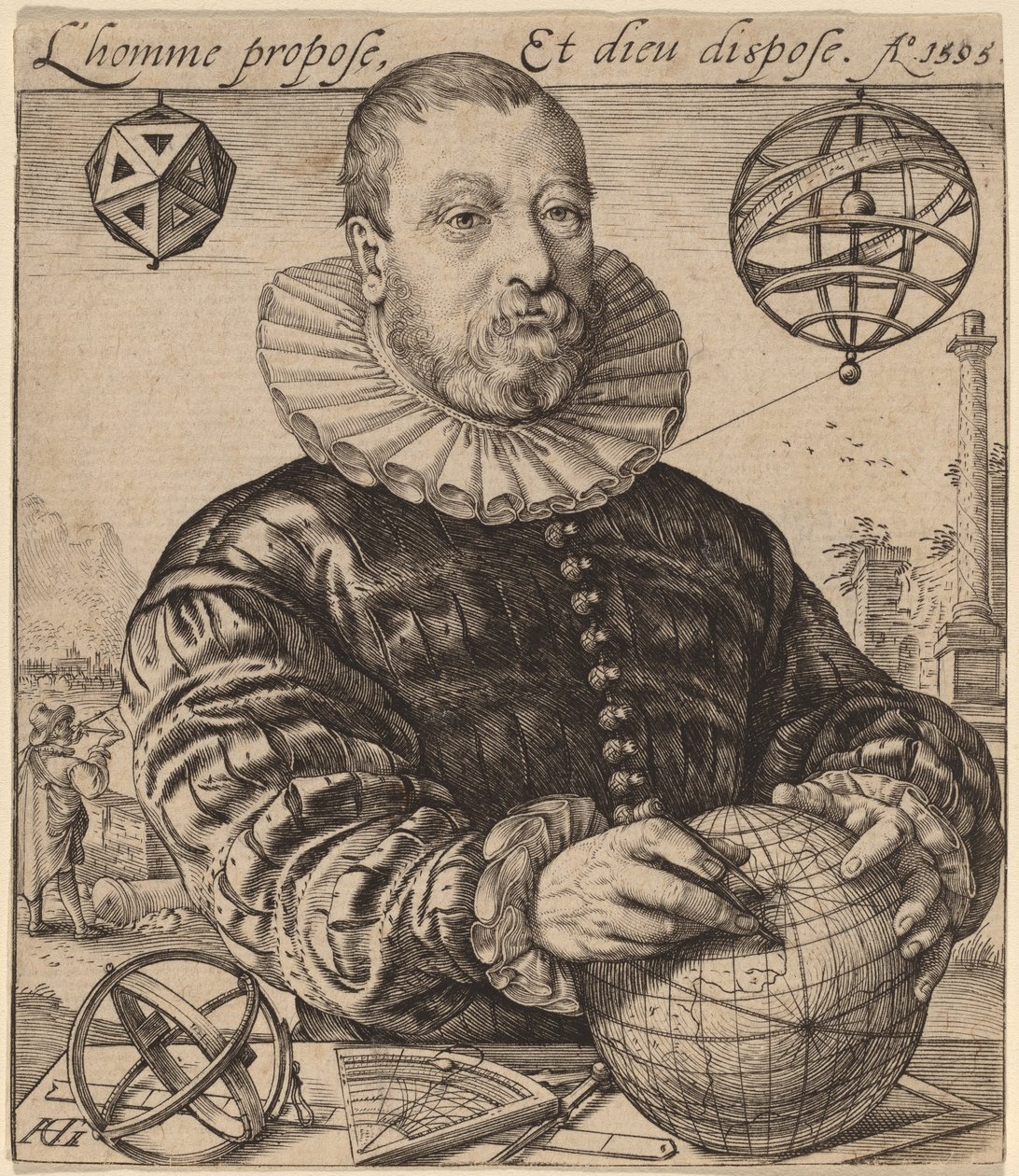 Nicolaus Petri af Deventer af Hendrik Goltzius