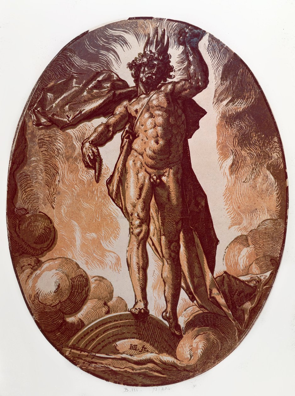 Pluto (træsnit) af Hendrik Goltzius