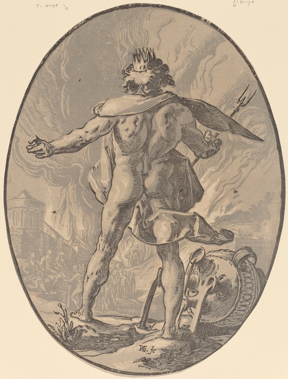 Pluto af Hendrik Goltzius