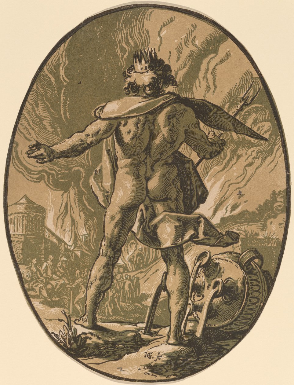 Pluto af Hendrik Goltzius