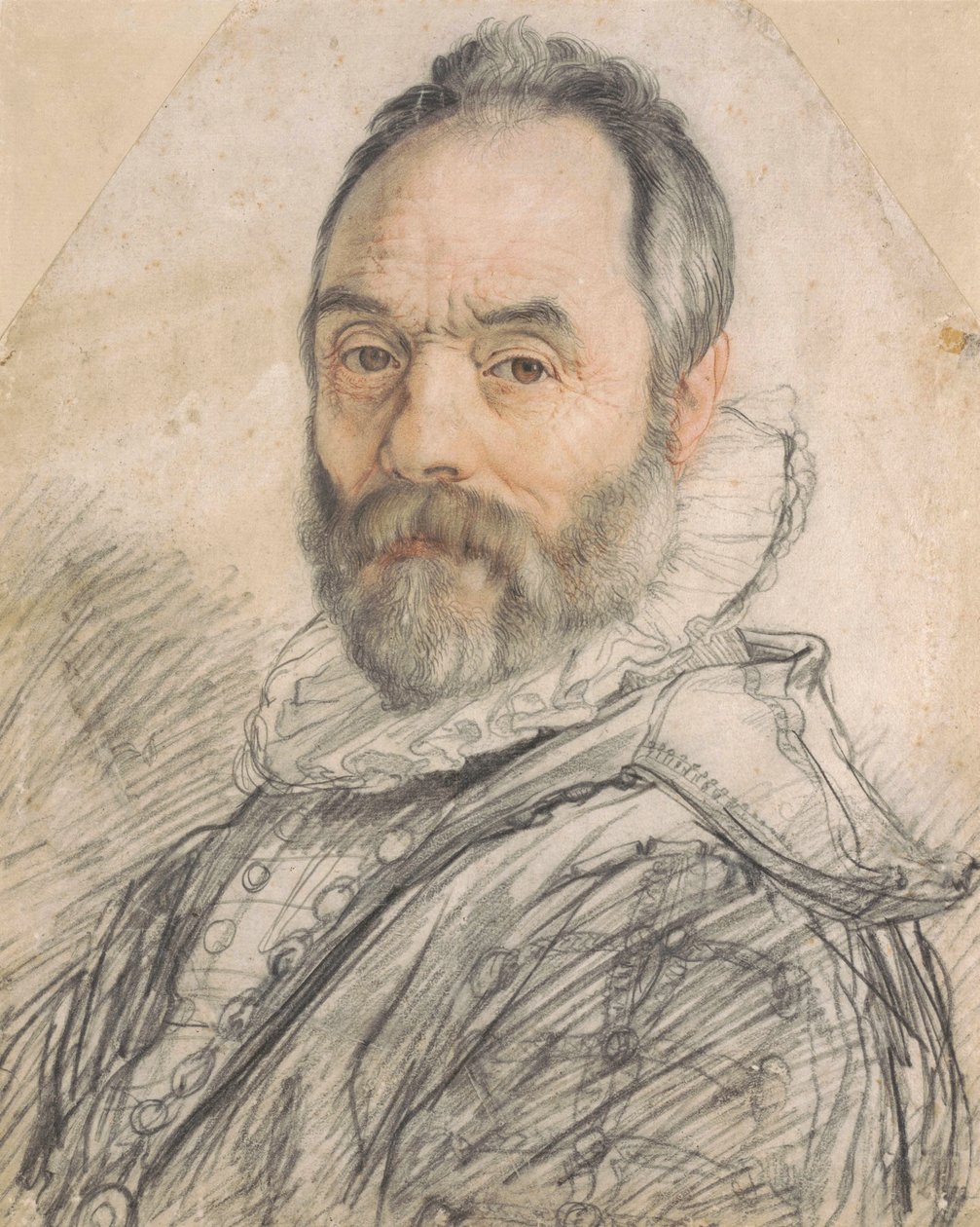 Portræt af Giovanni da Bologna 1529-1608, 1591. af Hendrik Goltzius