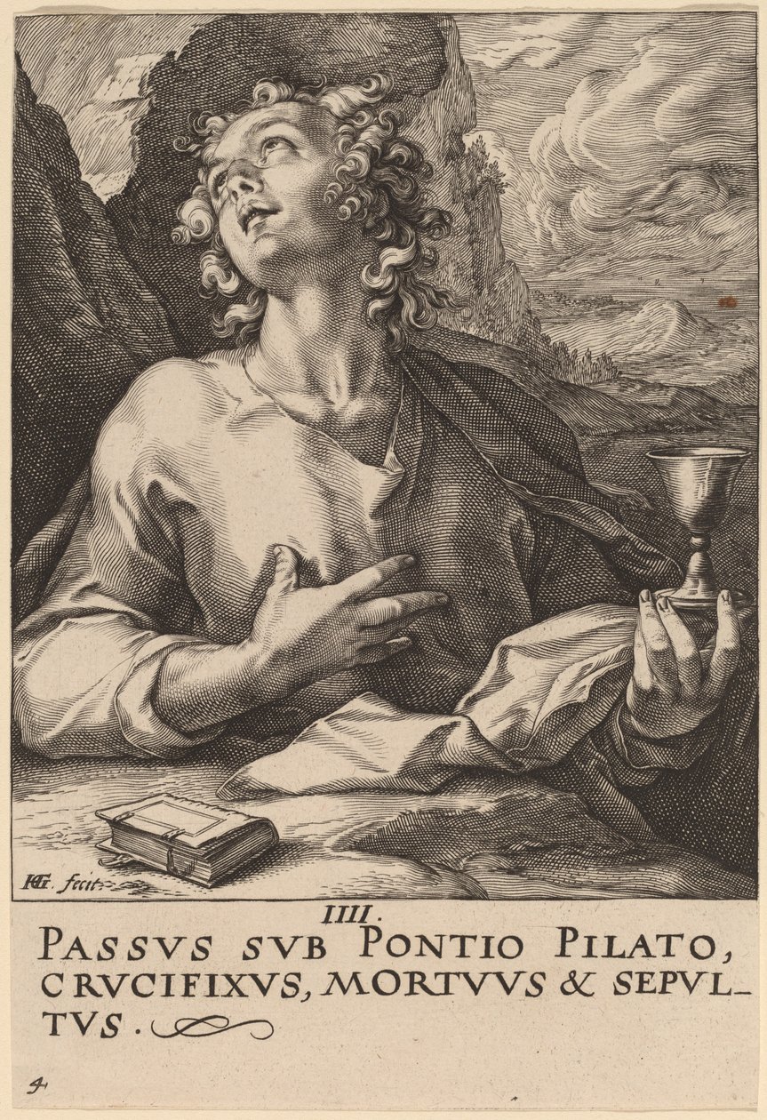 Sankt Johannes af Hendrik Goltzius