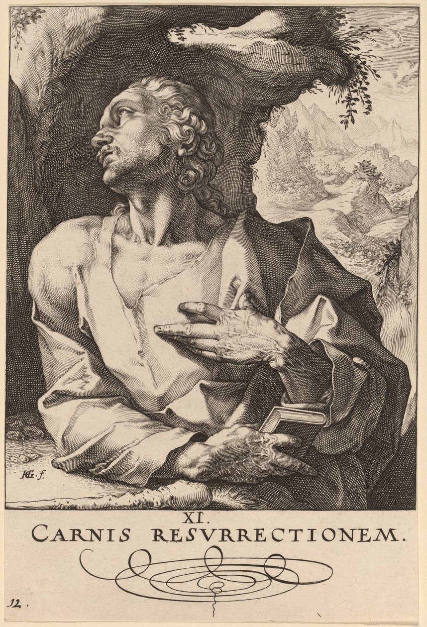 Sankt Judas Thaddeus af Hendrik Goltzius