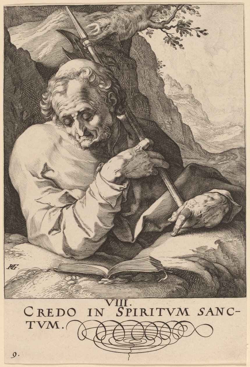 Sankt Matthæus af Hendrik Goltzius