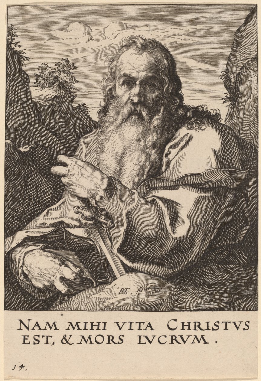 St.Paul af Hendrik Goltzius
