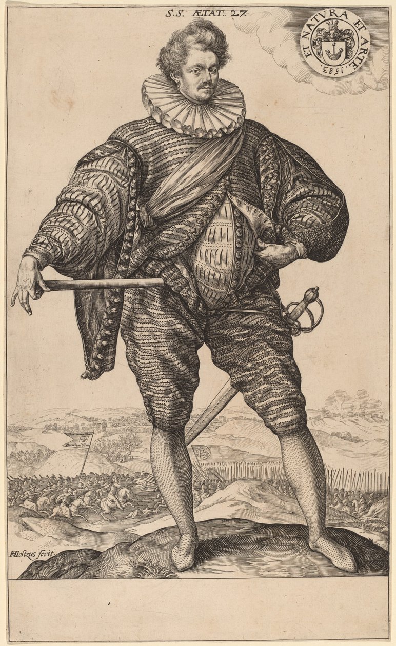 Stanislaw Sobocki (?) af Hendrik Goltzius