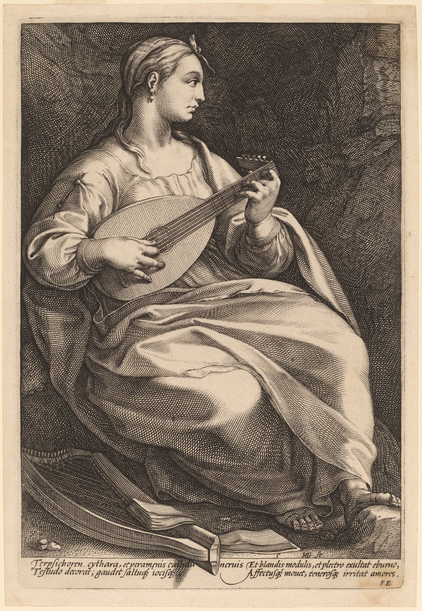 Terpsichore af Hendrik Goltzius