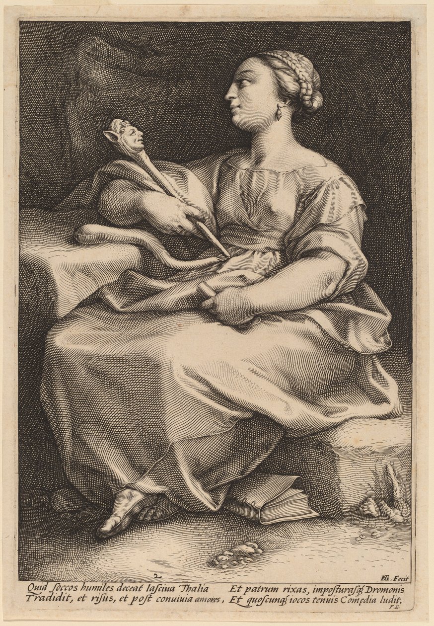 Thalia af Hendrik Goltzius