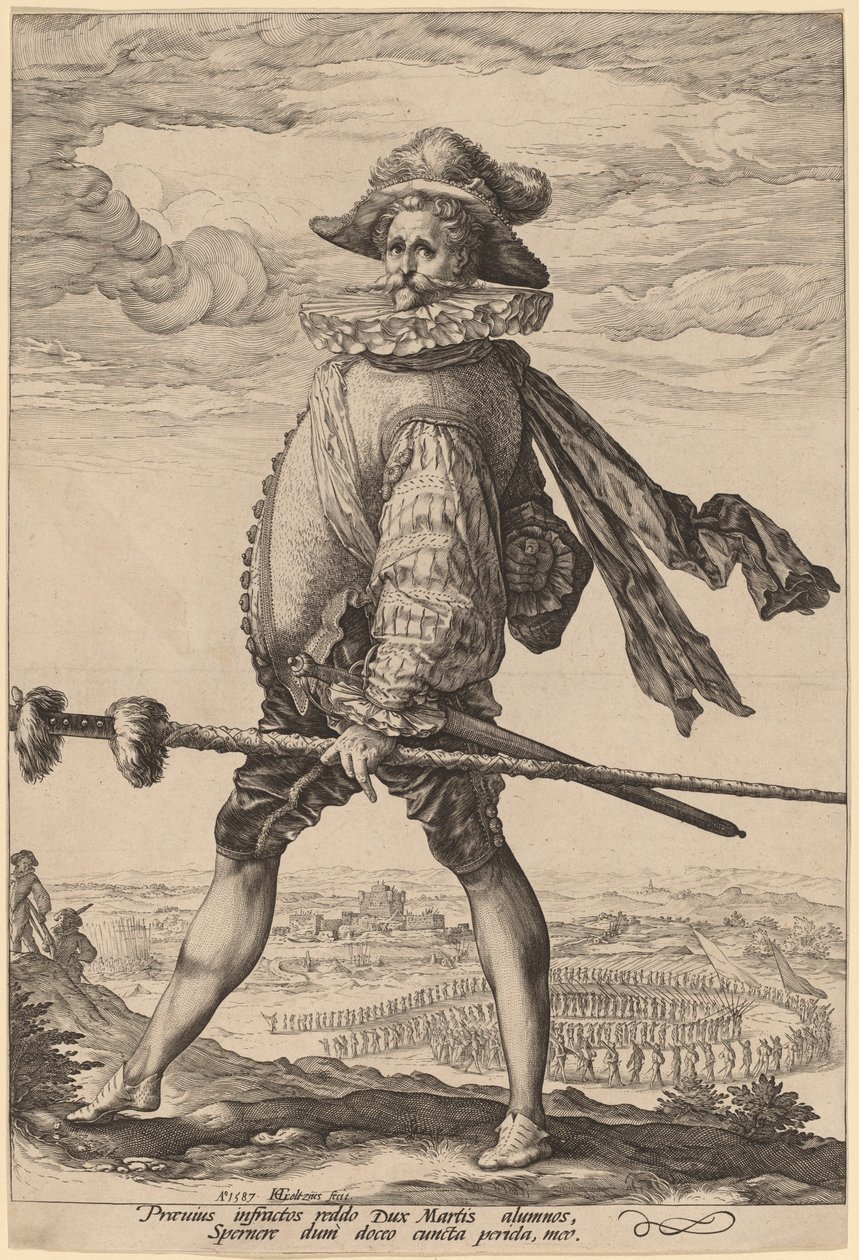 Infanteriets kaptajn af Hendrik Goltzius