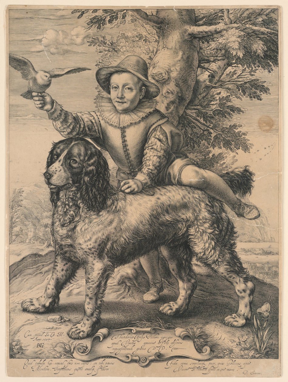 Hunden af Goltzius af Hendrik Goltzius
