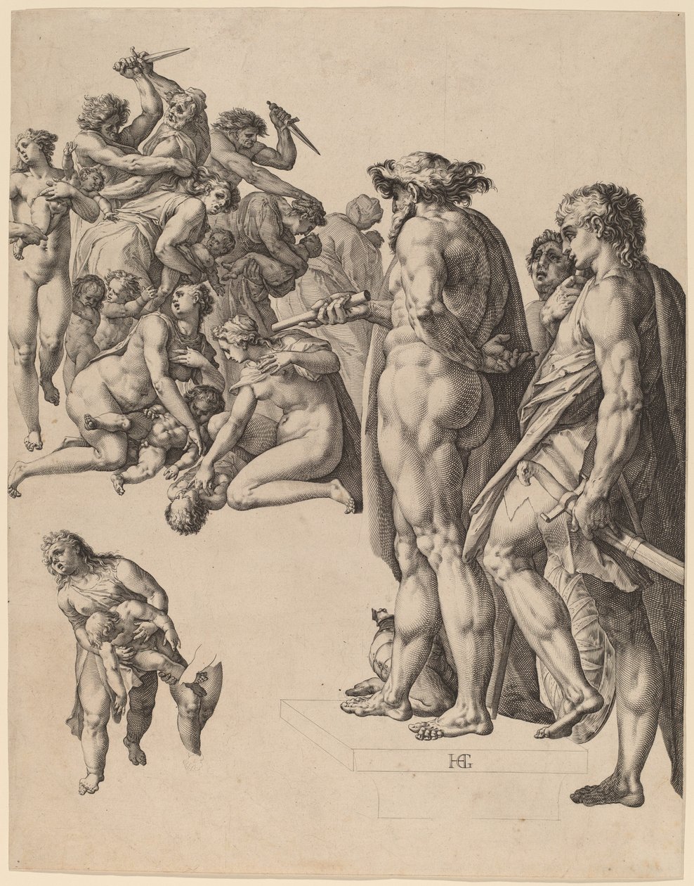 Massakren på de uskyldige af Hendrik Goltzius