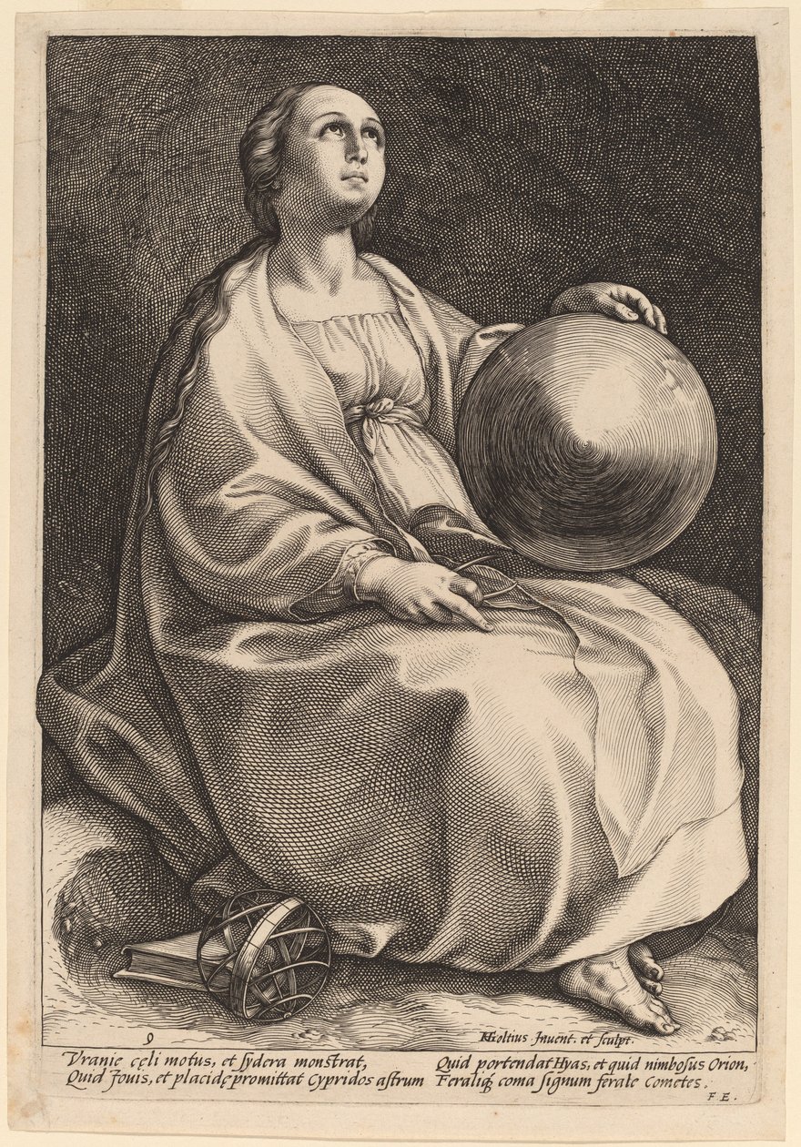 Urania af Hendrik Goltzius