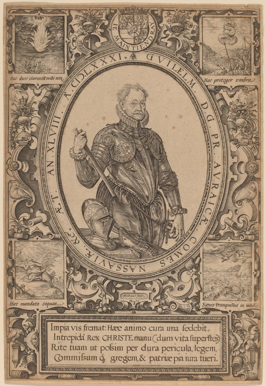 William, greve af Nassau, Prins af Orange af Hendrik Goltzius