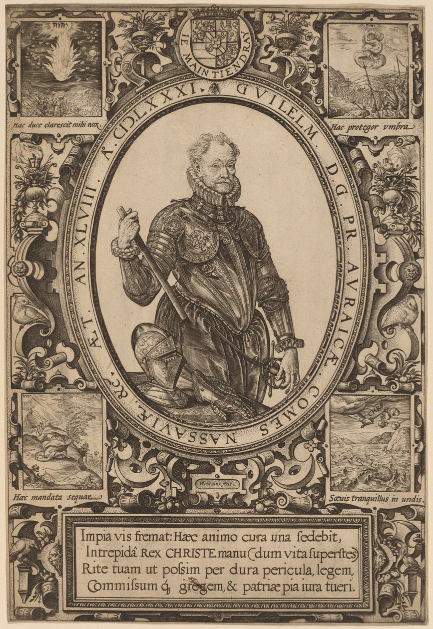William, greve af Nassau, Prins af Orange af Hendrik Goltzius