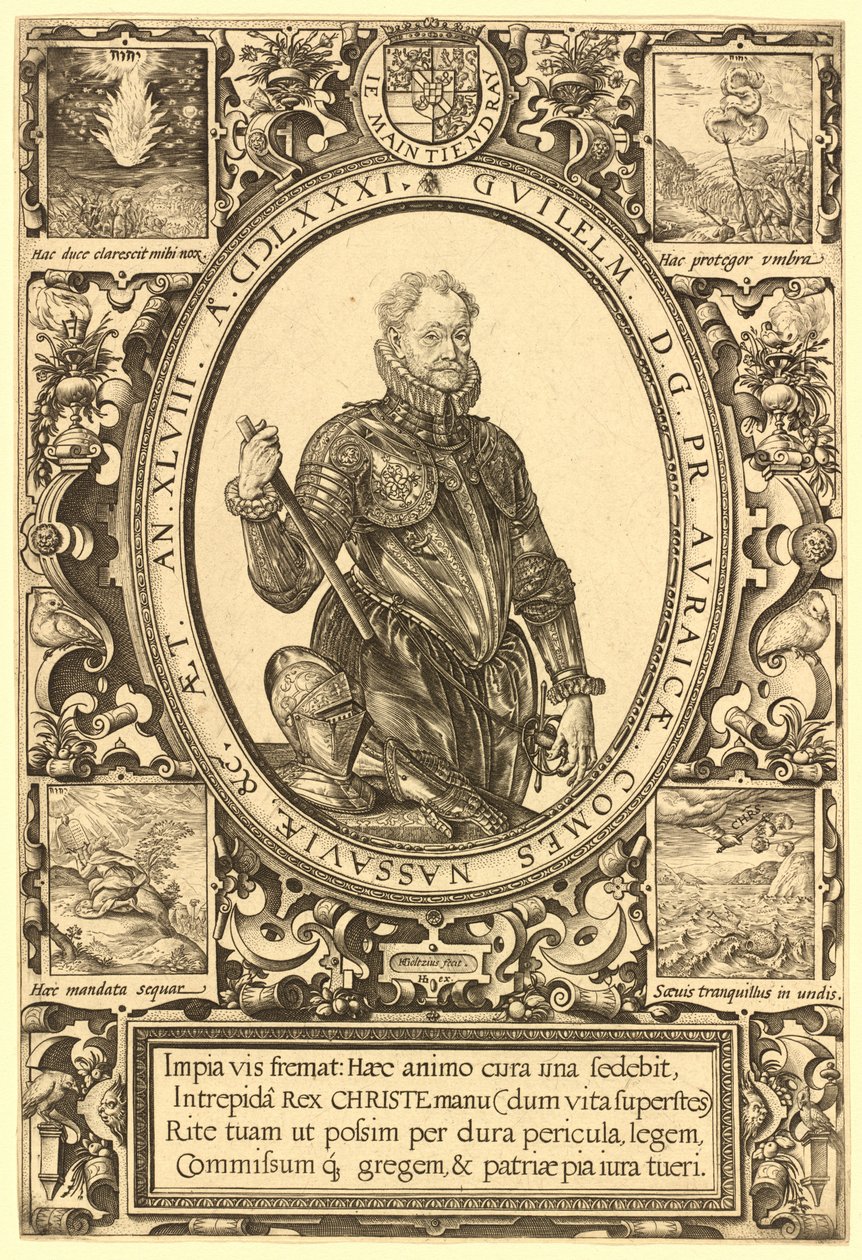 William, greve af Nassau, Prins af Orange af Hendrik Goltzius