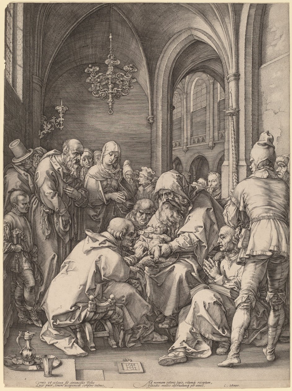 Omskæringen af Hendrik Goltzius in the style of Albrecht Dürer