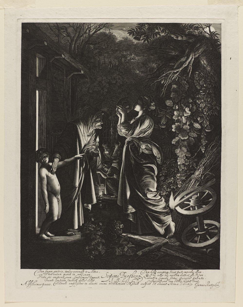 The Mocking of Ceres (Ceres søger sin datter) af Hendrik Goudt