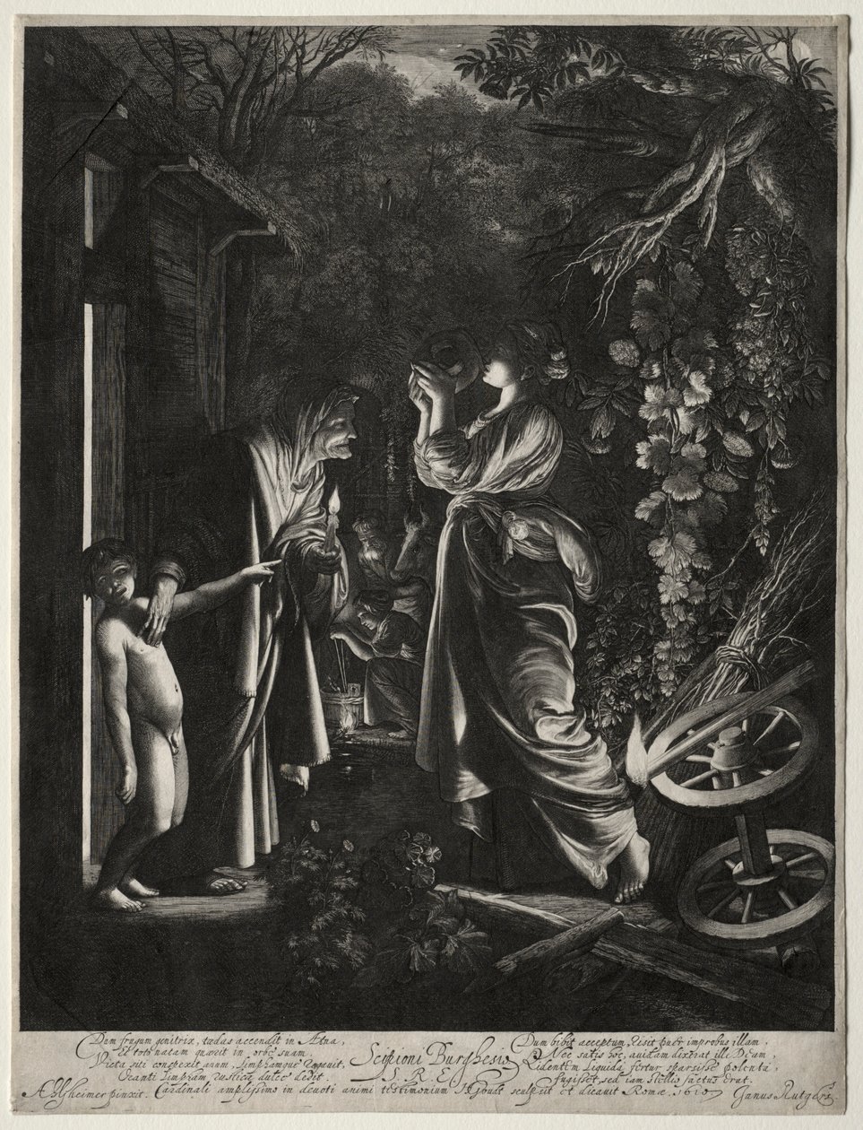 Bespottelsen af Ceres. af Hendrik Goudt