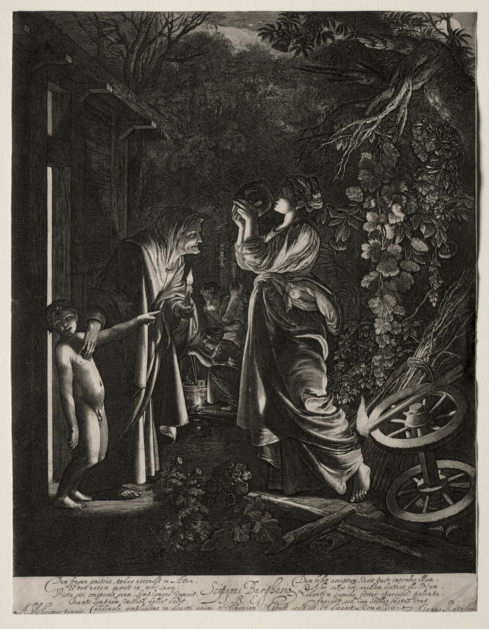Bespottelsen af Ceres. af Hendrik Goudt
