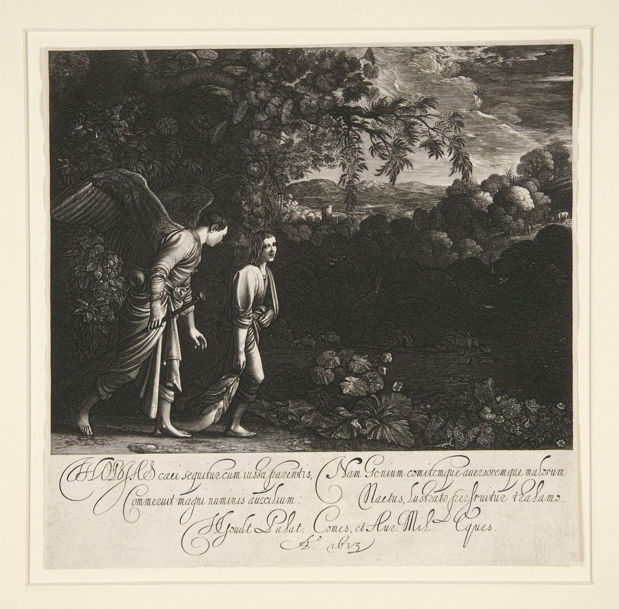 Tobias og englen af Hendrik Goudt
