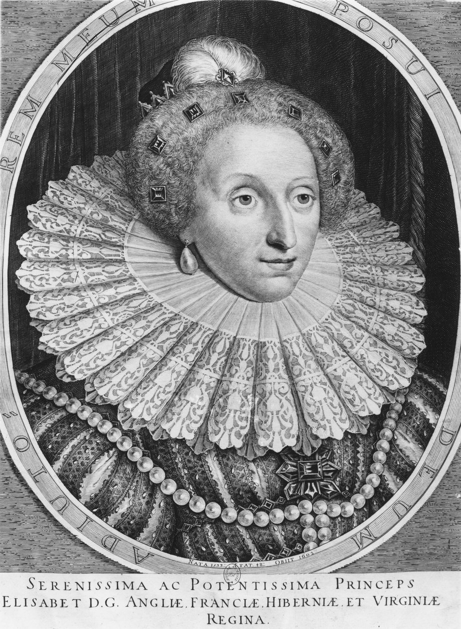 Elizabeth I, dronning af England af Hendrik I Hondius