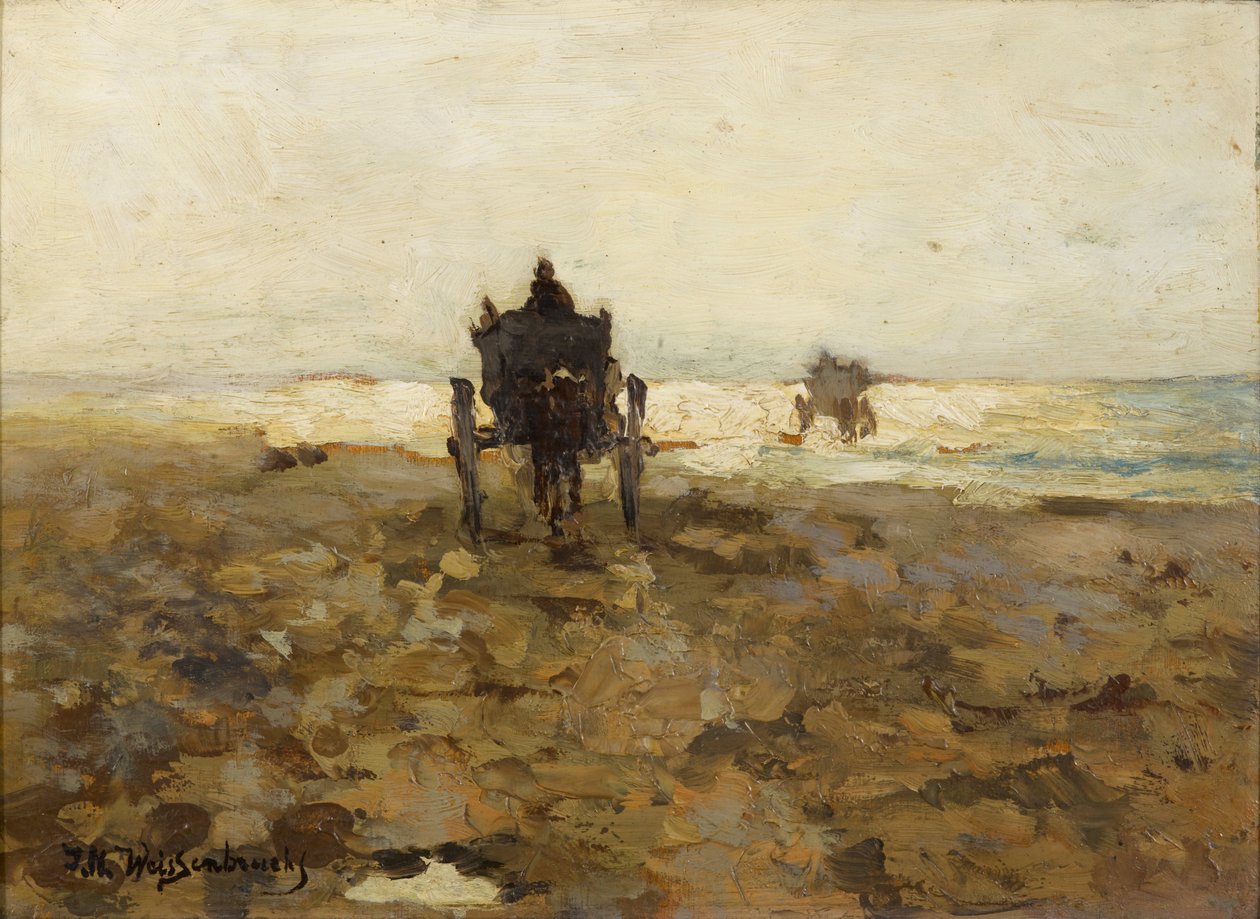 Clammers Horse Drive, ca. 1890 af Hendrik Johannes Weissenbruch