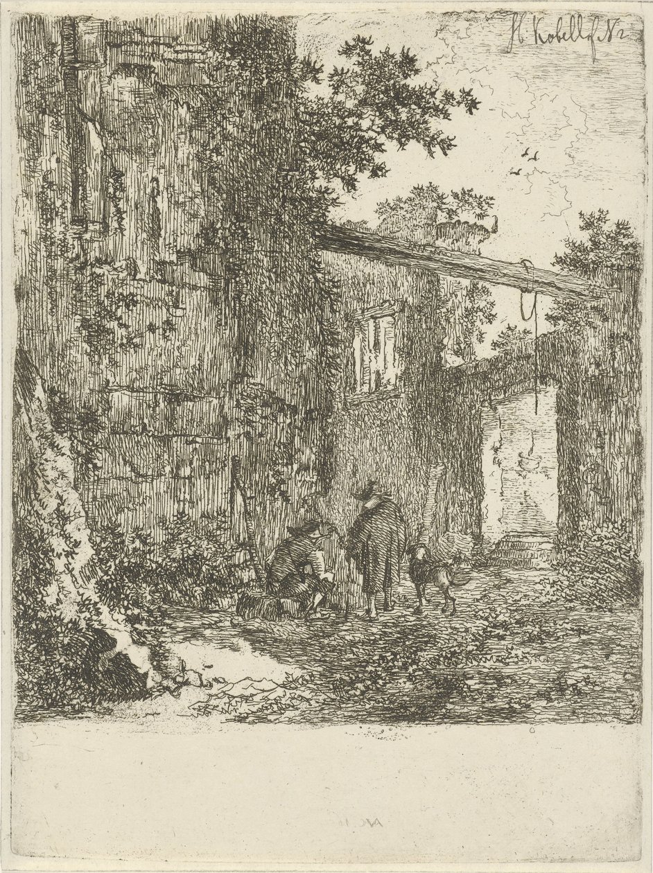 Tilgroet ruin af Hendrik Kobell
