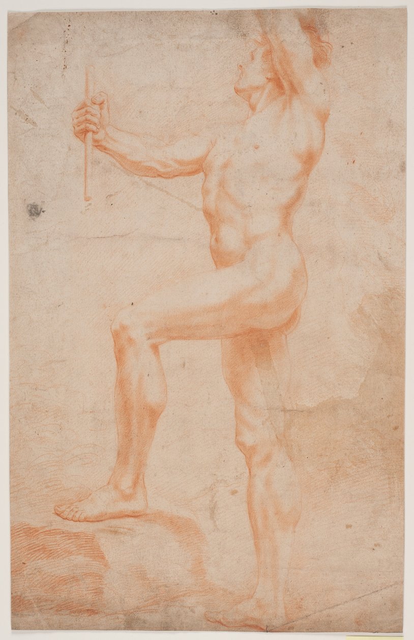 Mandlig modelstudie af Hendrik Krock