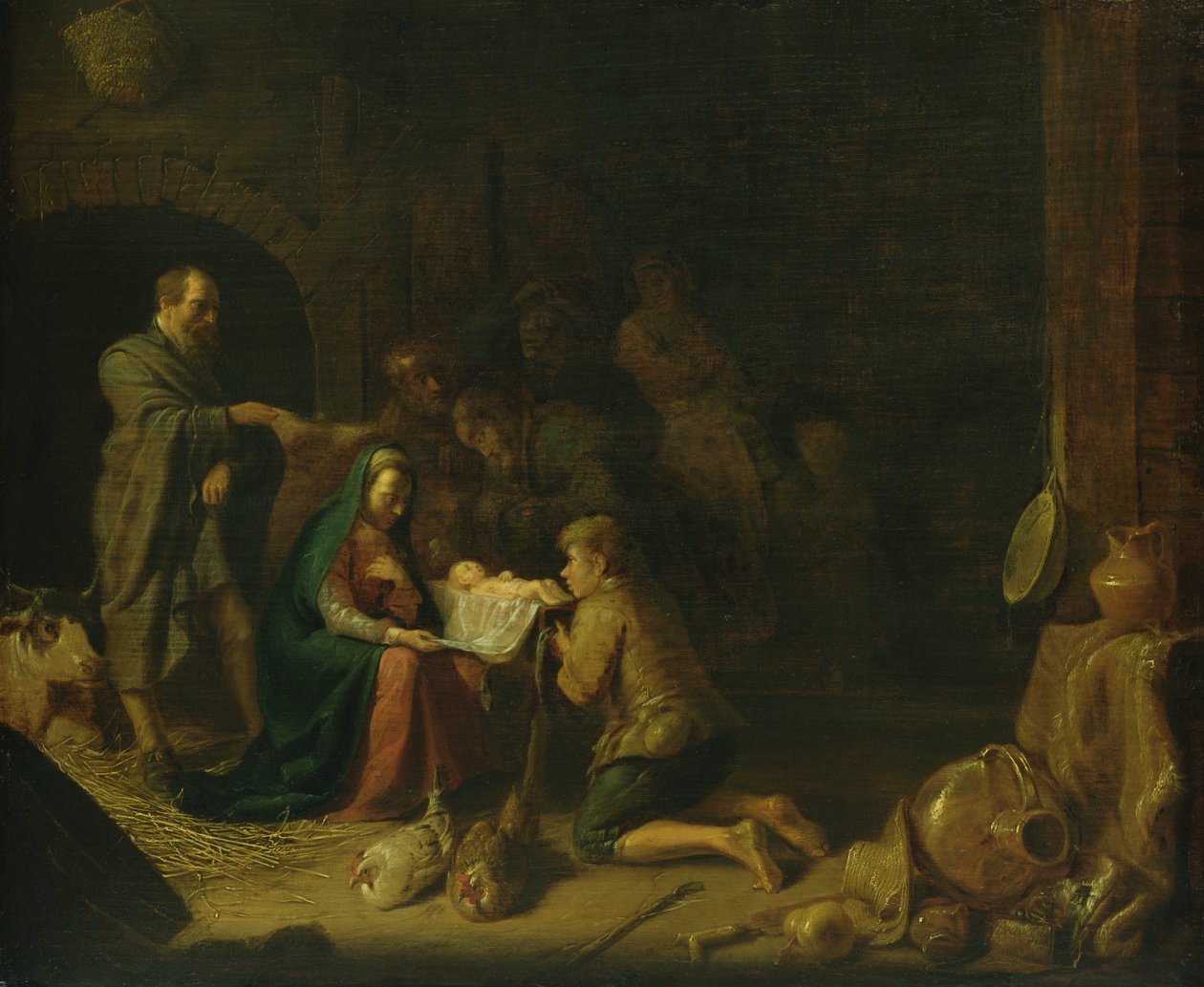 Tilbedelse af hyrderne af Hendrik Martensz Sorgh