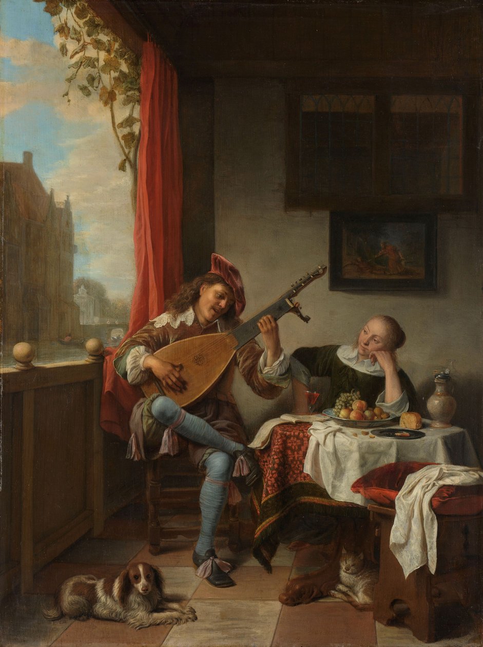 Lutespilleren af Hendrik Martensz Sorgh