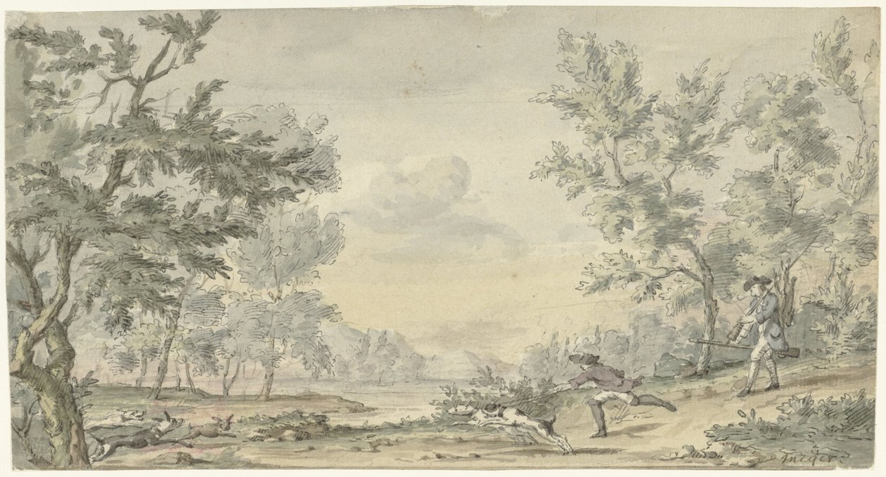 Harejagt af Hendrik Meijer