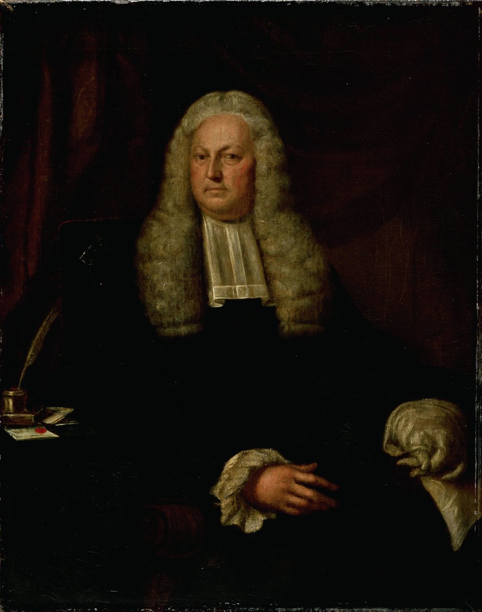 Portræt af Harmen Hendrik van de Poll, borgmester i Amsterdam af Hendrik Pothoven