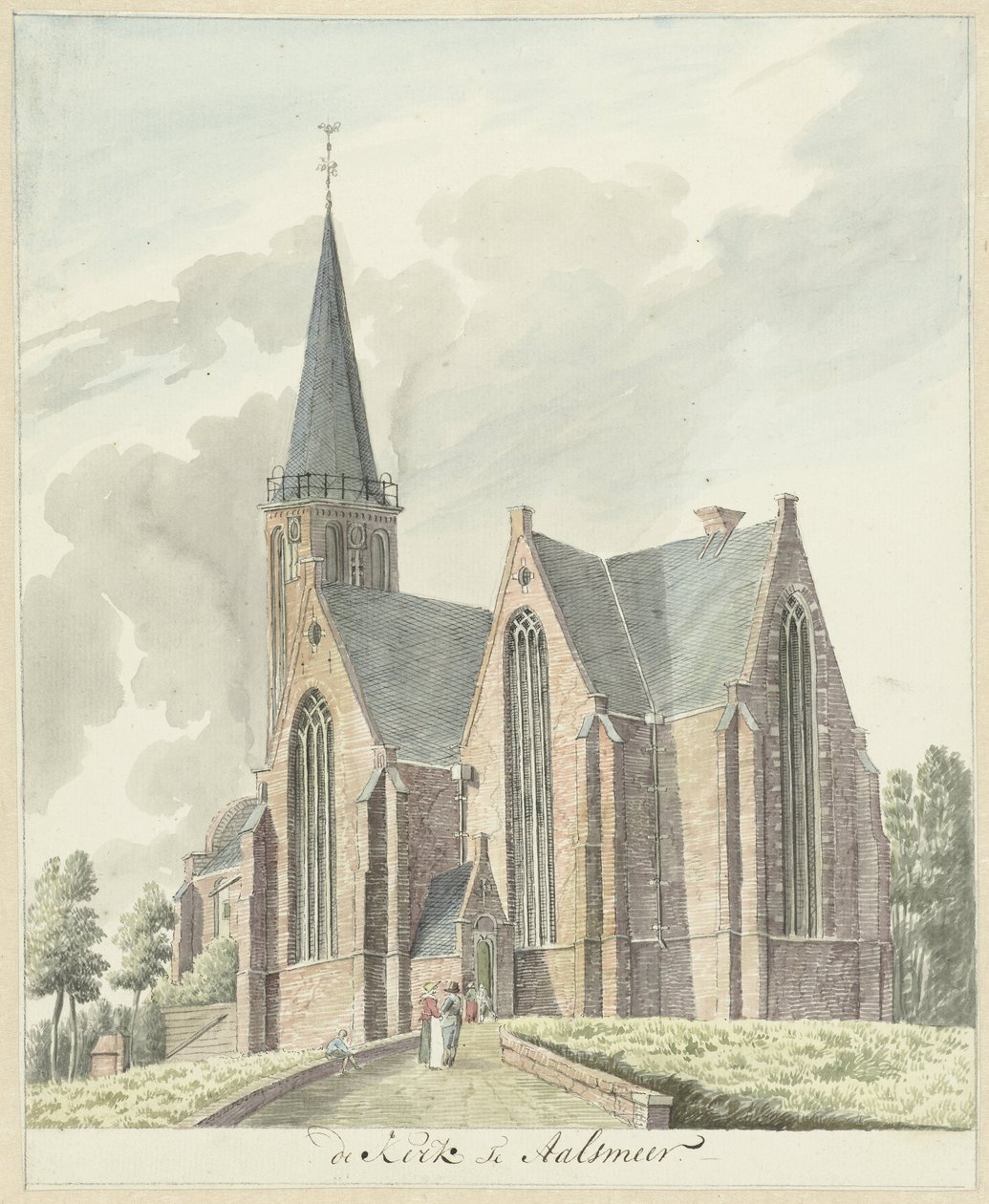 Kirke i Aalsmeer af Hendrik Tavenier