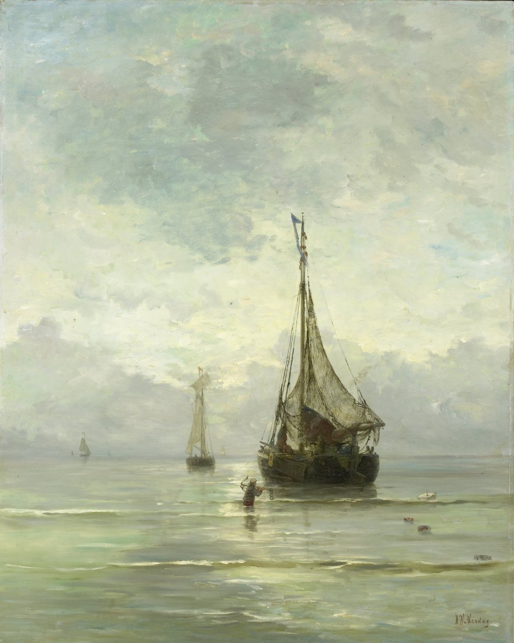 stille hav af Hendrik Willem Mesdag