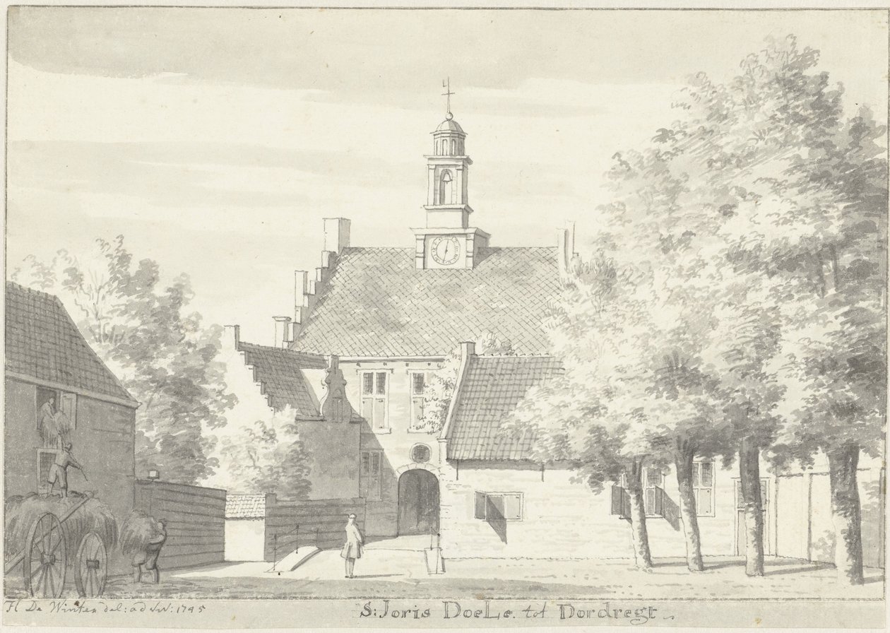 St. Jorisdoelen i Dordrecht af Hendrik de Winter