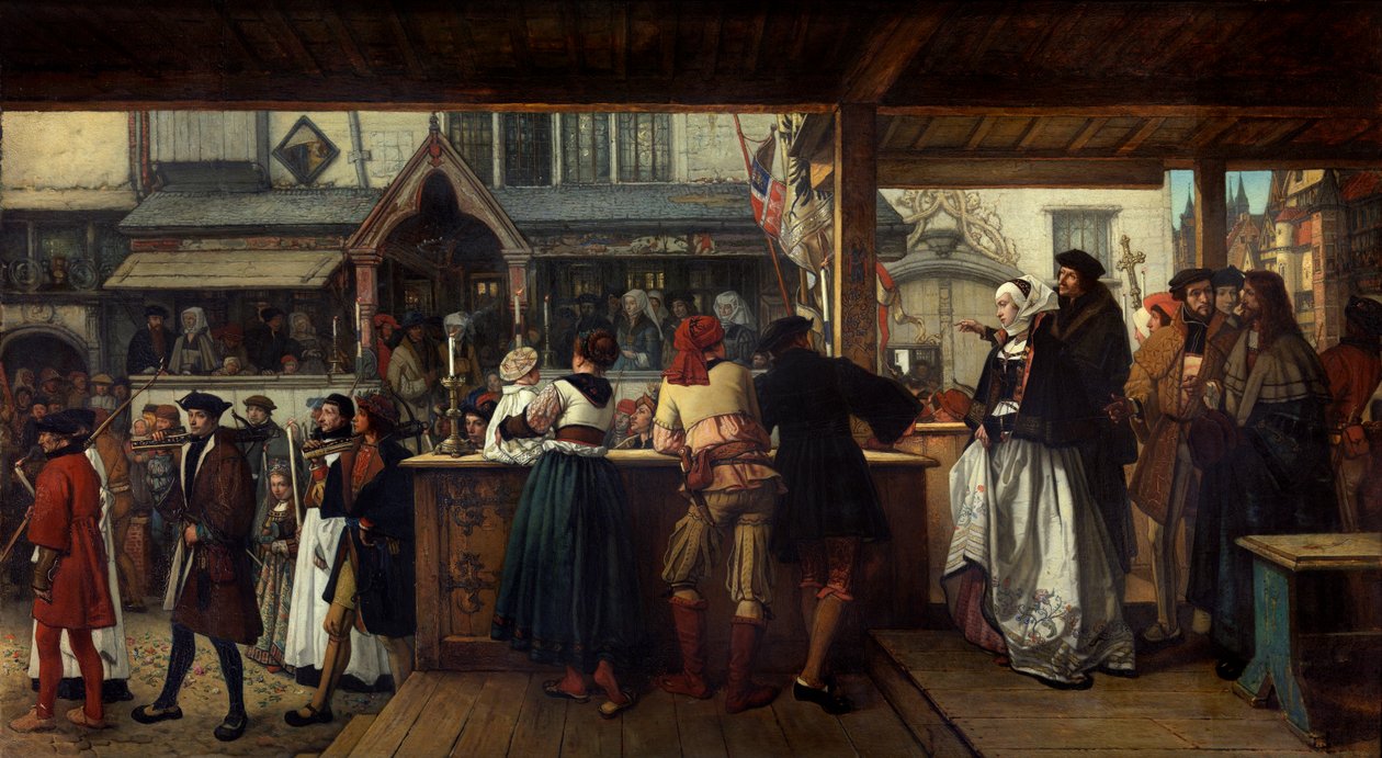 Albrecht Dürer besøgte Antwerpen i 1520 af Hendrik or Henri Leys
