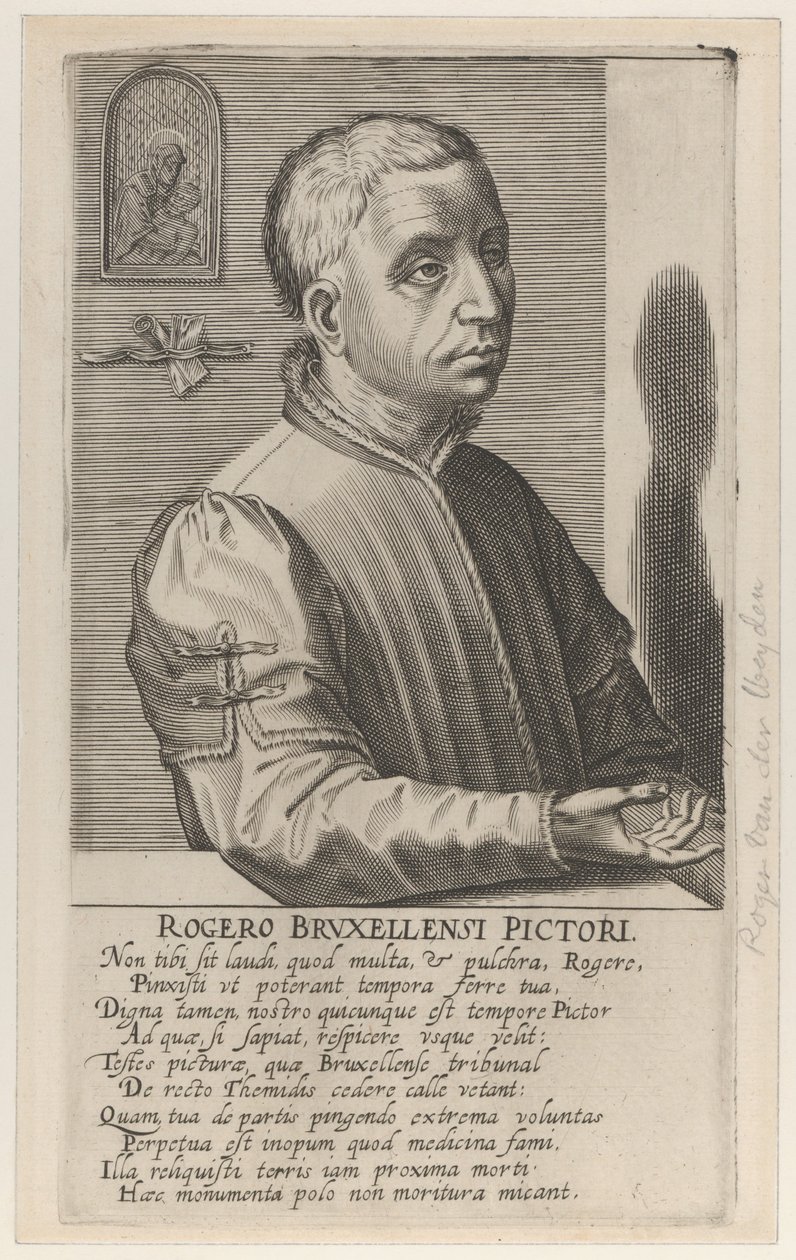 Roger van der Weyden den yngre, ca. 1610 (gravering) af Hendrik the Elder Hondius
