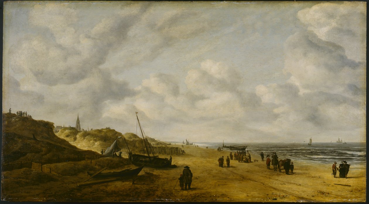 Udsigt over Scheveningen Sands, ca. 1630 (forbevaring; se også 1112739) af Hendrik van Anthonissen