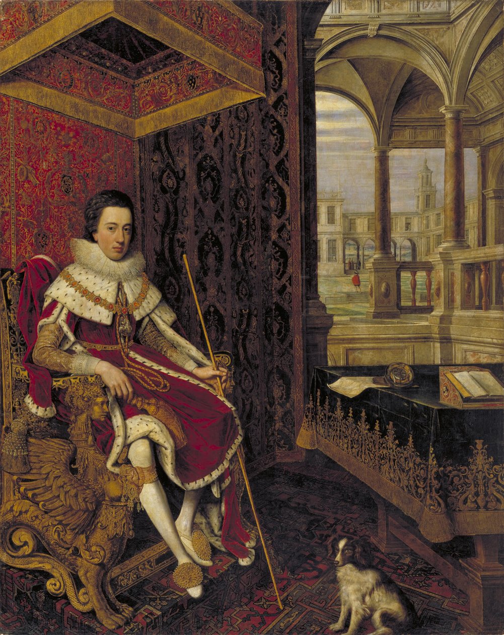 Charles I (1600-1649), da Prins af Wales af Hendrik van II Steenwijck