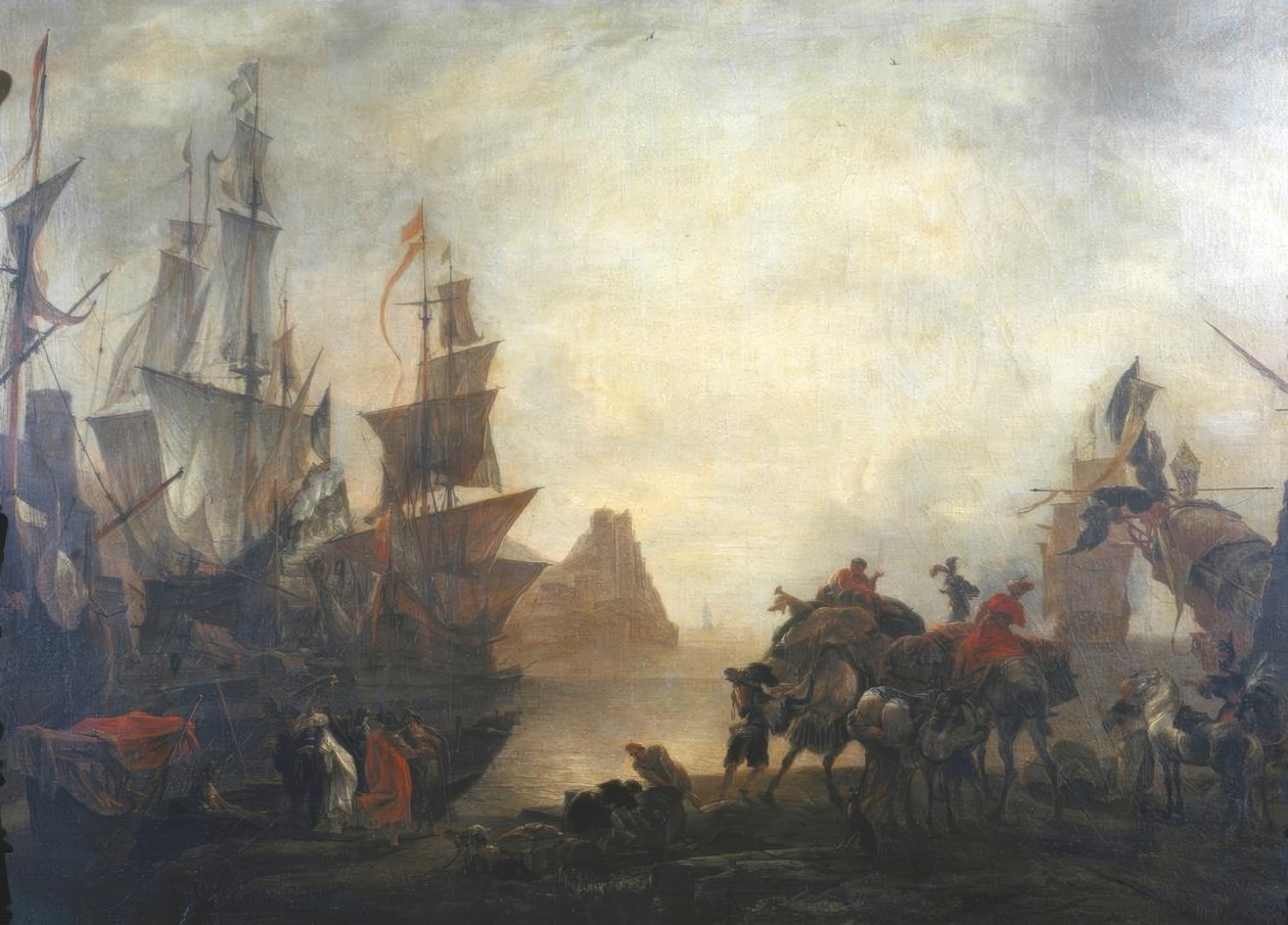 Orientalsk havn af Hendrik van Minderhout