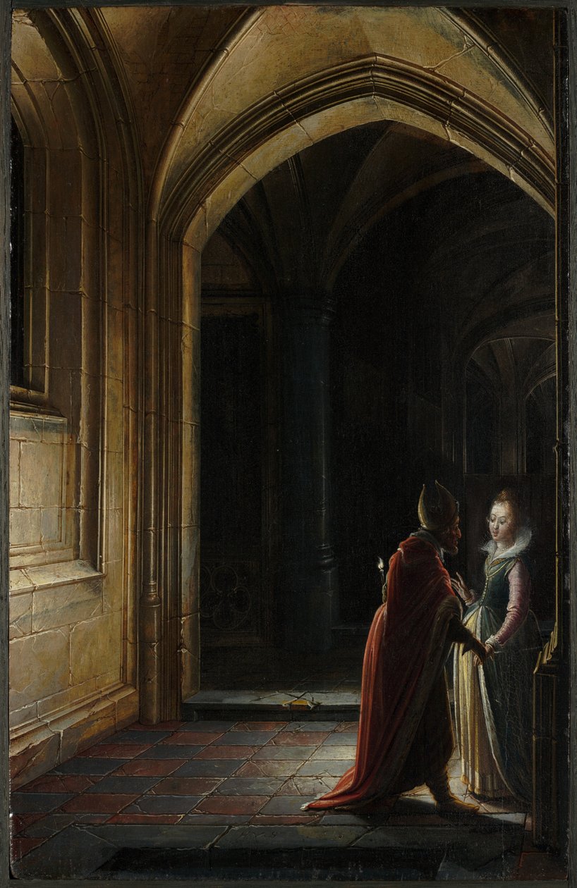 Esther og Mordokaj, 1616. af Hendrik van Steenwyck II