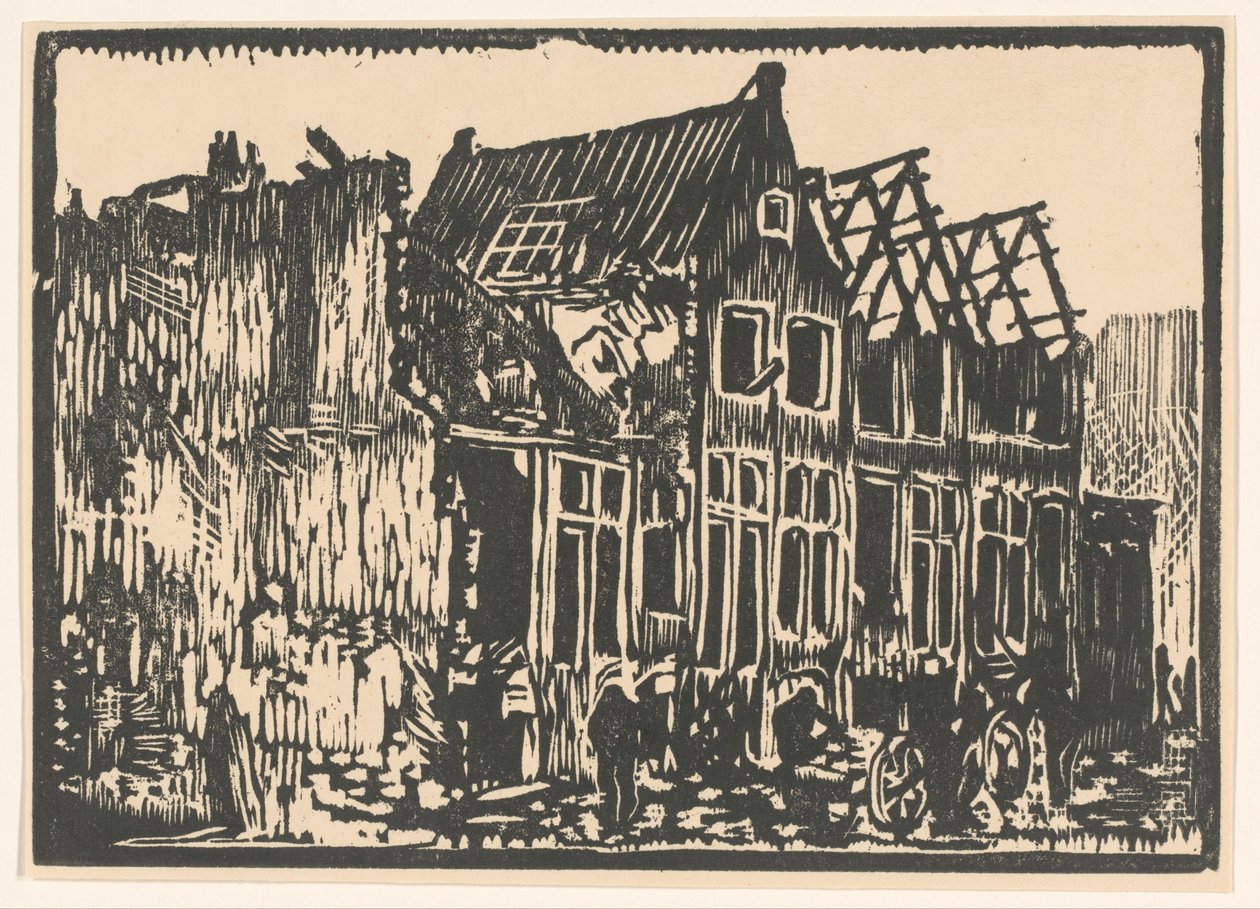 Huse og ruiner af Hendrik van Straten