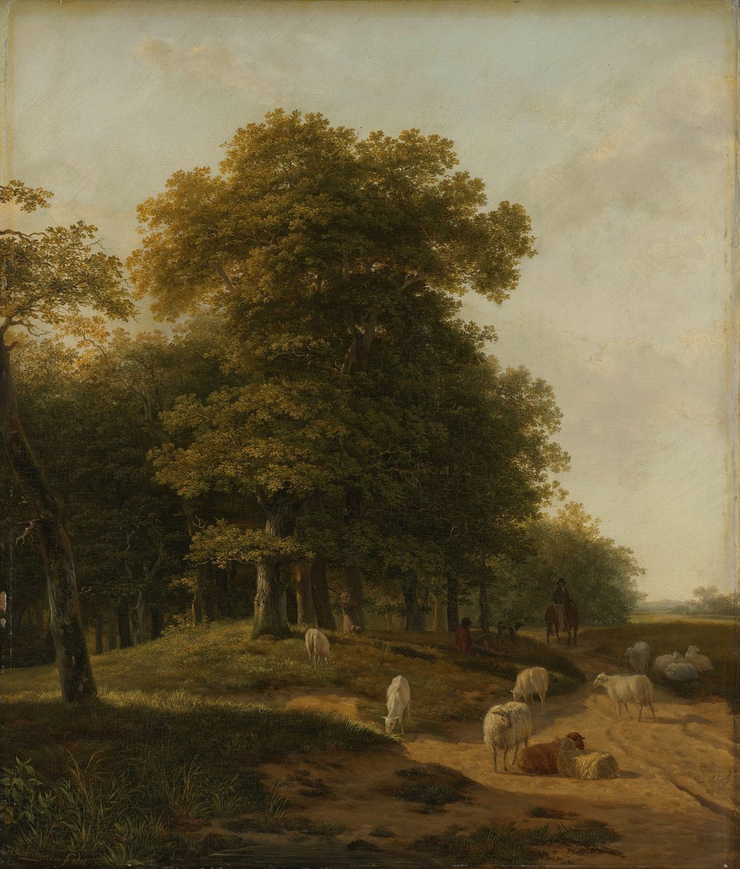 Gelder Landskab af Hendrikus van de Sande Bakhuyzen