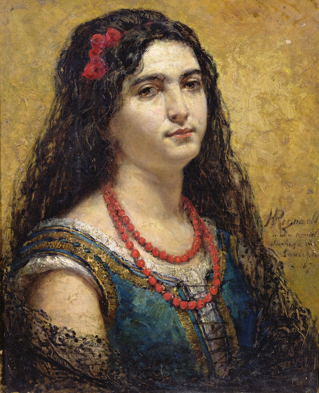 Den spanske kvinde, 1870 af Henri Alexandre Georges Regnault