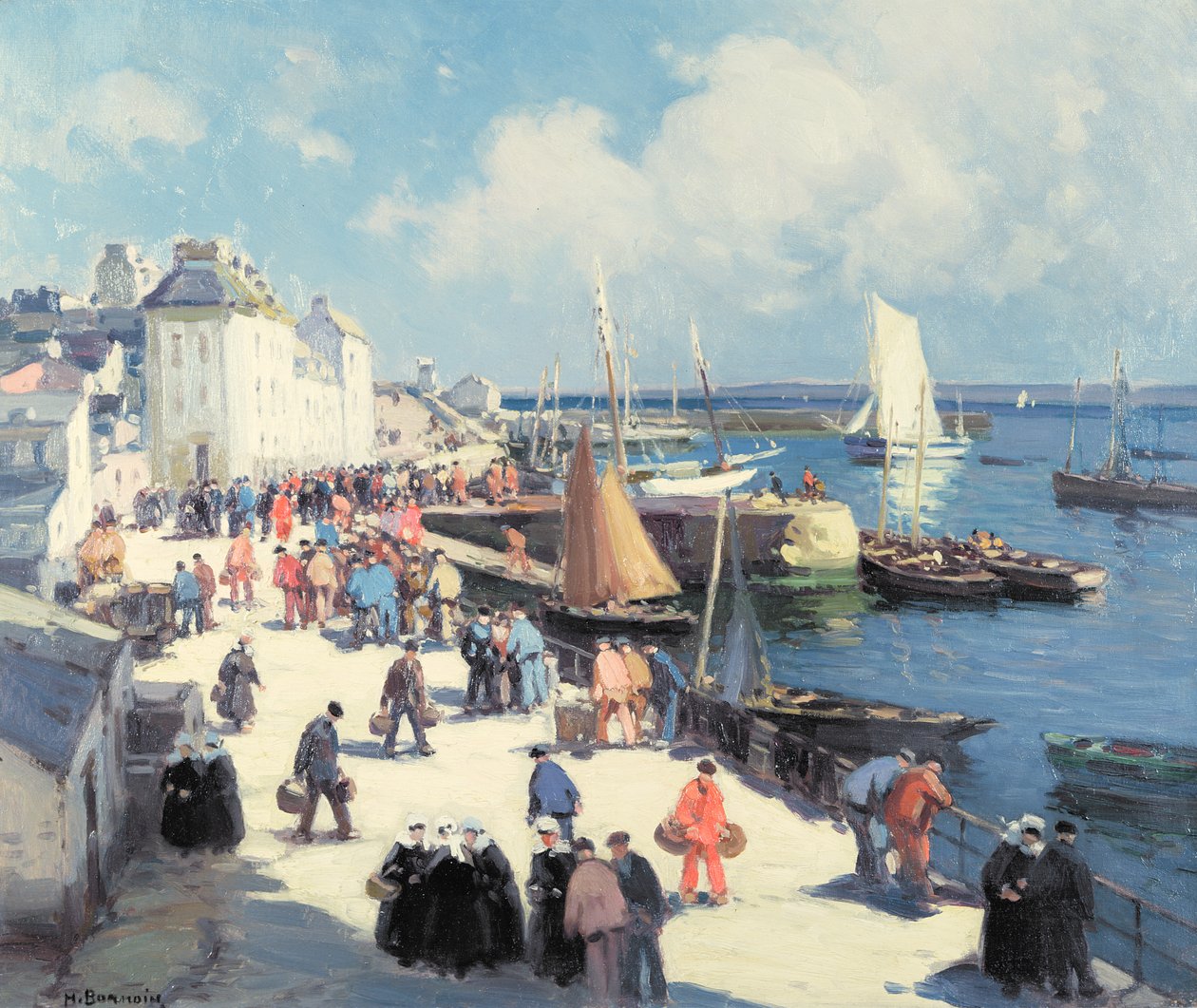 Douarnenez af Henri Alphonse Barnoin