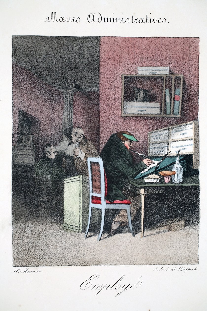 Medarbejder, illustration fra 
